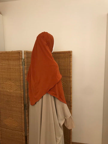 Jersey sjal, bambu, Tegel Fatima E