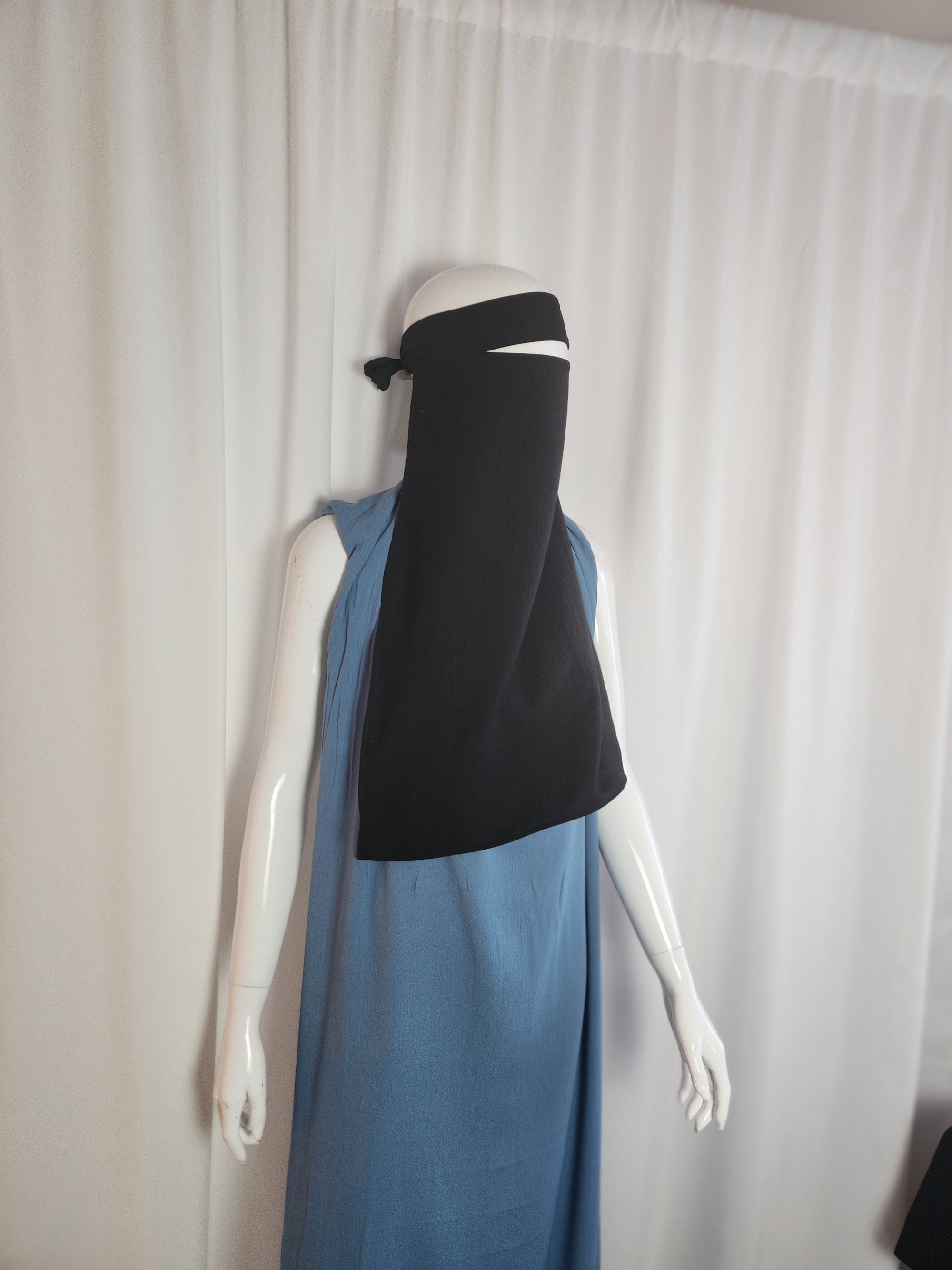 Ett- lager- niqab olika tyg    Fatima E