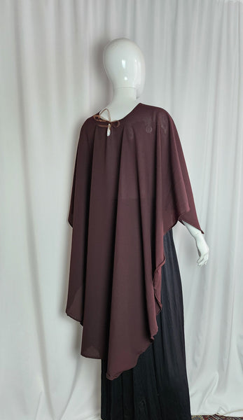 cape/poncho olika tyg