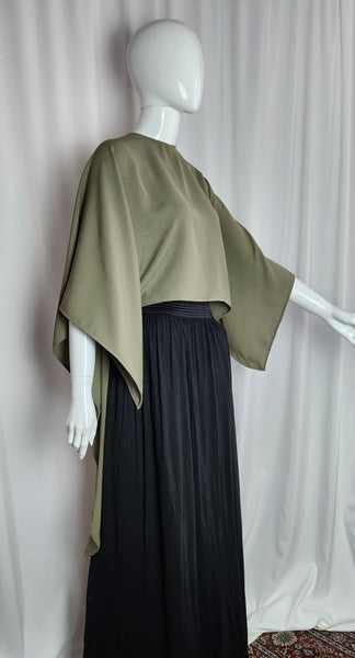 cape/poncho olika tyg