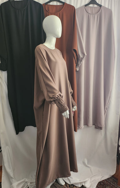 Abaya batwing m  smockärm