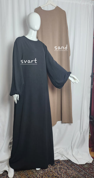 Abaya ballongärm extra lång