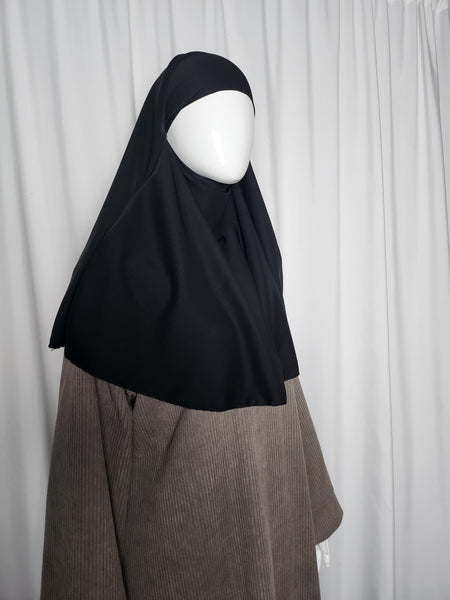 Khimar extra kort  svart