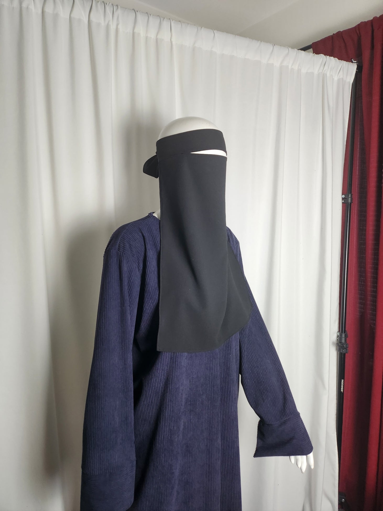 Ett- lager- niqab olika tyg    Fatima E