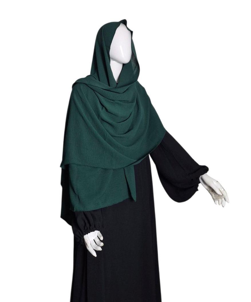 Sjal No 120 buteljgrön