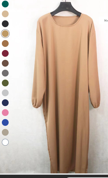 No 37   Abaya m kort khimar  Silky