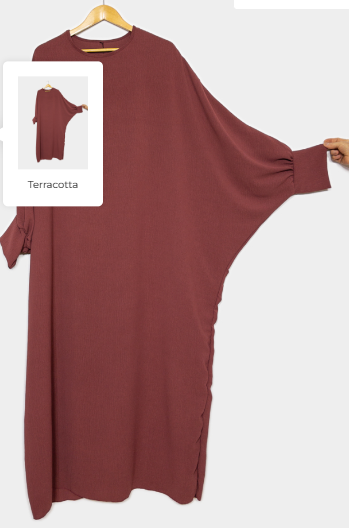 Abaya Bisht/batwing  flera färger