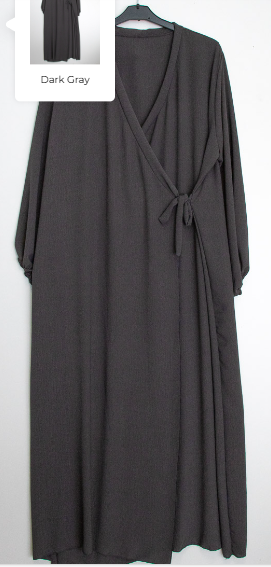 Abaya  omlott sommarcrepe,  flera färger