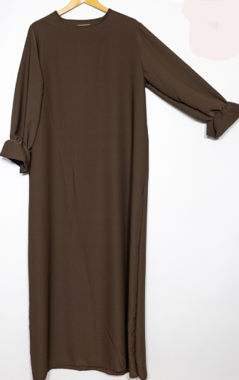 Abaya m volangärm silky