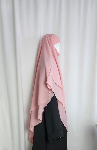 Khimar chiffong  L   Fatima E  flera färger