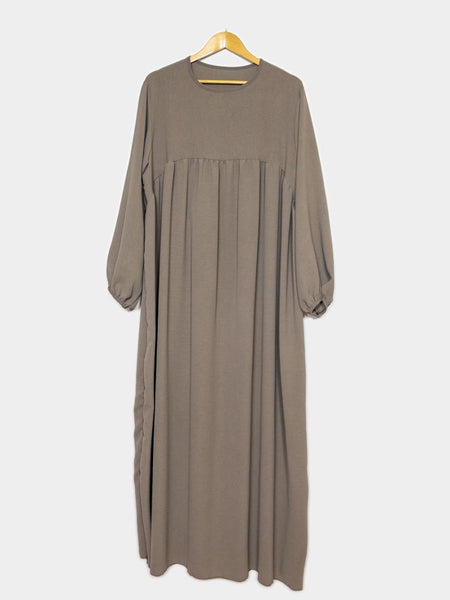 Abaya m veck,  sommarcrepe  flera färger