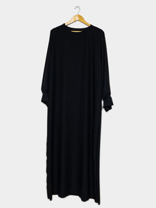 Abaya m volangärm   sommarcrepe flera färger