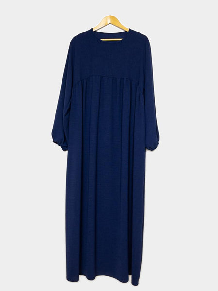 Abaya m veck,  sommarcrepe  flera färger