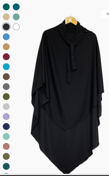 Khimar No 18 silky lite bredare