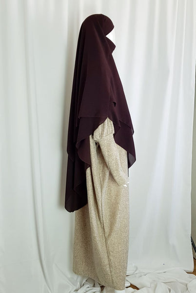 Khimar chiffong  L   Fatima E  flera färger