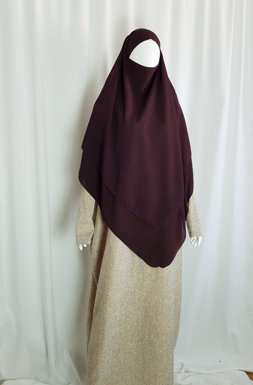 Khimar chiffong  L   Fatima E  flera färger