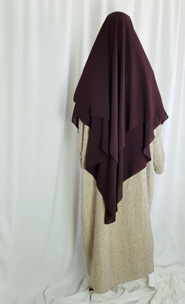 Khimar chiffong  L   Fatima E  flera färger