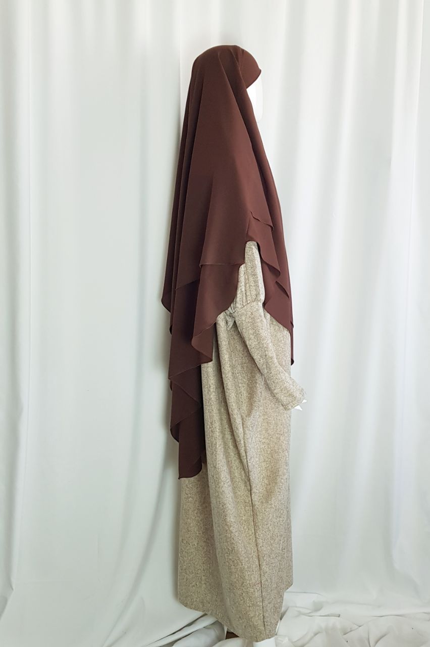 Khimar chiffong  L   Fatima E  flera färger