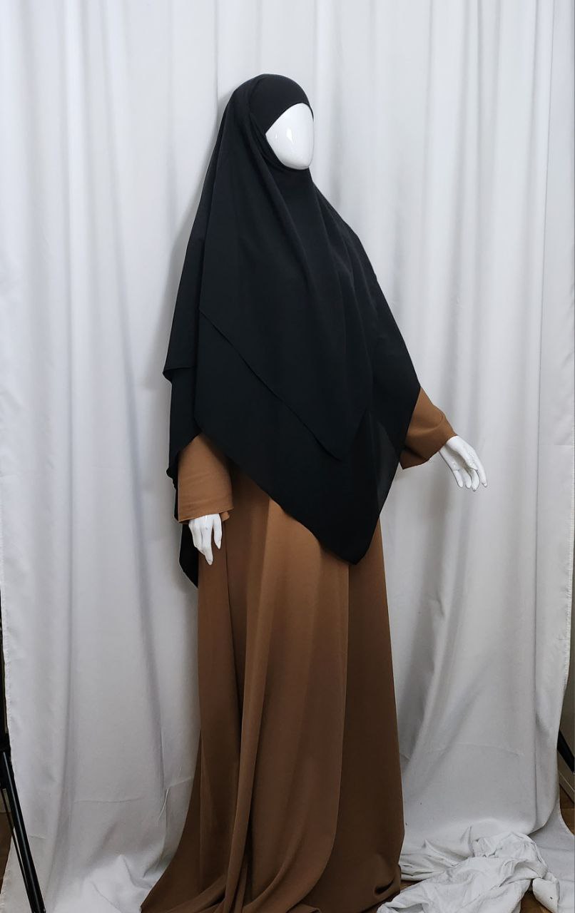 Khimar chiffong  XL      Fatima E flera färger